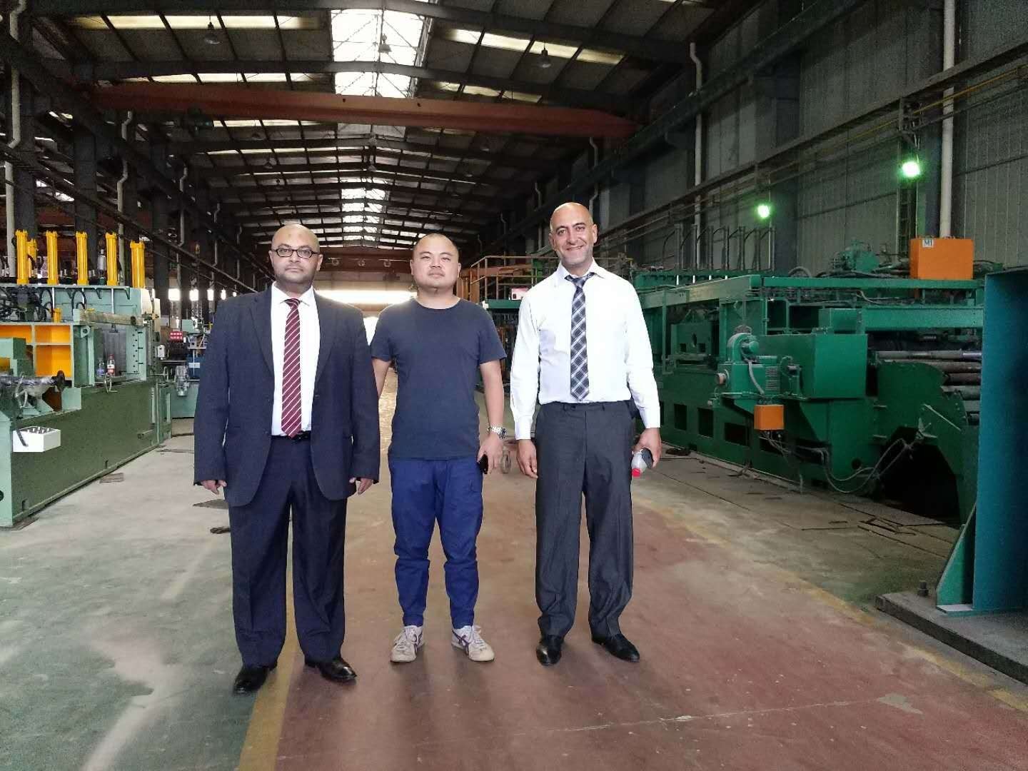 Establish cooperative relationship with Egyptian customers